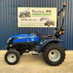 Side view of New Solis 26M (Side Shift) Compact Tractor
