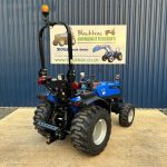 Rear view of New Solis 26M (Side Shift) Compact Tractor