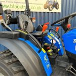 Close up of seating of New Solis 26M (Side Shift) Compact Tractor