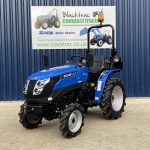 new solis compact tractor front/side view