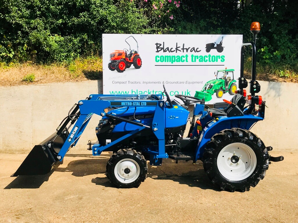 New Solis 20 Compact Tractor with Loader & Bucket Blacktrac Compact