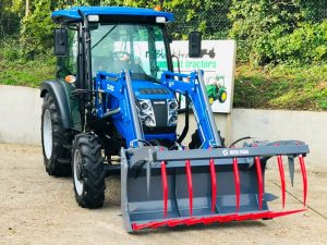 New Solis 50 4WD Compact Tractor with Solis Loader & Hydraulic Grab Fork