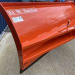 Close up of DW Tomlin Front Mounted Snowplough