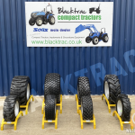 tyres and wheels for Solis 20 and Solis 26 compact tractors