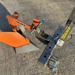 Overhead view of New Single Furrow Plough for compact tractor