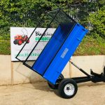 New Oxdale Heavy Duty 1.5 Tonne Dropside Tipping Trailer with Extension Mesh Sides