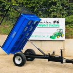 New Oxdale Heavy Duty 1.5 Tonne Dropside Tipping Trailer with Extension Mesh Sides