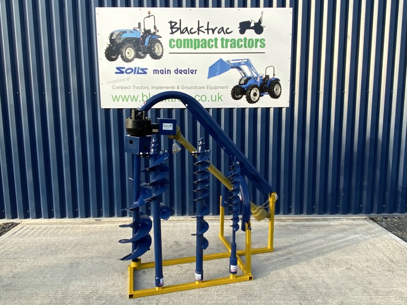 New Post Hole Borer for Compact Tractor Blacktrac Compact Tractors
