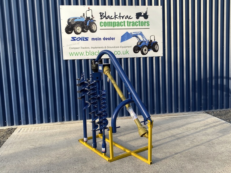New Post Hole Borer for Compact Tractor Blacktrac Compact Tractors