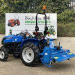 Solis 20 Compact Tractor with New Maple Machinery Heavy Duty 1.25m Rotovator