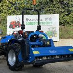New Solis 26 Compact Tractor with New Maple Machinery Heavy Duty 1.45m Hydraulic Offset Flail Mower