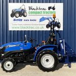 solis compact tractor with Beaconsfield mole plough