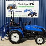 solis compact tractor with Beaconsfield mole plough