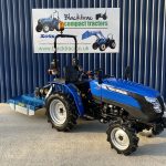 New Solis 20 Compact Tractor with New Fleming Topper from the front