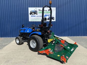 New Solis 26 Hydrostatic Compact Tractor with New Wessex CRX180 6ft Multicut Roller Mower