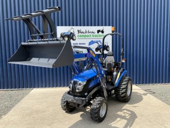 New Solis 26 HST (Hydrostatic) Compact Tractor with Loader & Hydraulic Grab Bucket