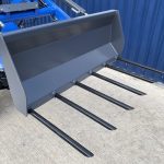 Loader Muck Fork for Solis Cochet Loader (side view)