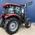 Case Farmall 75A Tractor Side View With Quicke X35 Front Loader