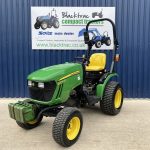 Front View Of John Deere 2025 HST Compact Tractor
