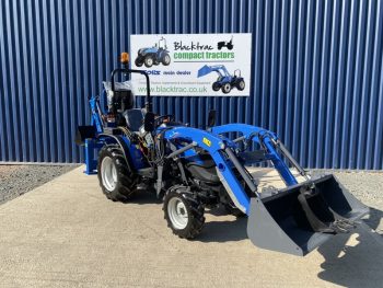 Solis 26M Compact Tractor with Loader & Femac Backhoe