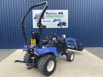 Iseki TXSG24 HST Compact Tractor with MX Loader & Bucket rear view