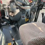 Inside cab of McCormick C100 Max Tractor with Sigma 4 Front Loader