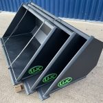 Various sizes of buckets for the Norcar / Avant / Multi One Loaders manufactured by LWC