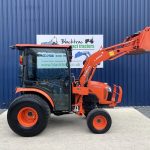 Side view of Kubota B3150 HST Compact Tractor with Loader & Bucket