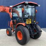 Rear view of Kubota B3150 HST Compact Tractor with Loader & Bucket