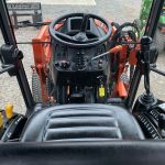 Inside cab of Kubota B3150 HST Compact Tractor with Loader & Bucket