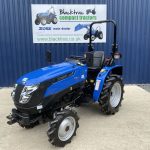 Front view of new Solis 16 4WD Compact Tractor