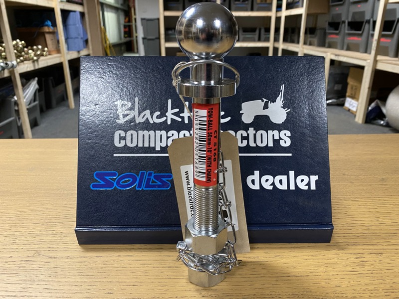 New Long 50mm Ball Hitch Blacktrac Compact Tractors