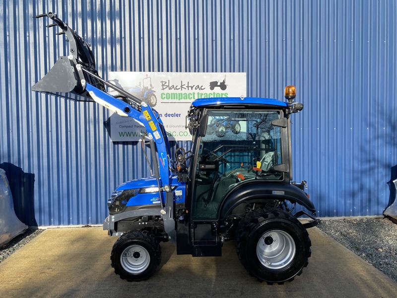 Solis 26 HST Compact Tractor with Cab, Loader & Hydraulic Grab Bucket