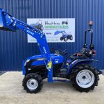 Side view of Solis 26M Compact Tractor with Loader & Bucket