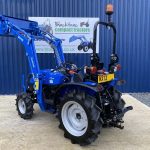 Rear view of Solis 26M Compact Tractor with Loader & Bucket