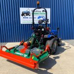 Sports pitch package showing Solis 26HST Compact Tractor with New Wessex CMT180 Finishing Mower
