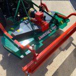 Close up of Wessex CMT180 Finishing Mower with rear roller kit