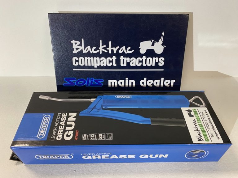 Draper Grease Gun Blacktrac Compact Tractors