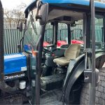 Inside cab of New Holland TN55D 4WD Tractor