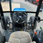 Inside cab of New Holland TN55D 4WD Tractor