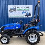 Side view of Solis 26HST Compact Tractor