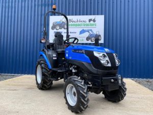 Front view of Solis 26HST Compact Tractor