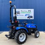 Rear view of Solis 26HST Compact Tractor
