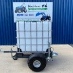 Side view of New Maple 1000 Litre Water Bowser trailer