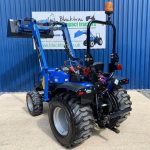 Rear view of used Solis 20 Compact Tractor with Front Loader & Bucket