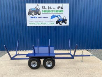 Side view of New Beaconsfield Timber Forestry Trailer