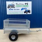 Side view of New Beaconsfield General Purpose Trailer with Extension Mesh Sides