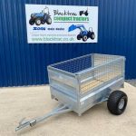 Front view of New Beaconsfield General Purpose Trailer with Extension Mesh Sides