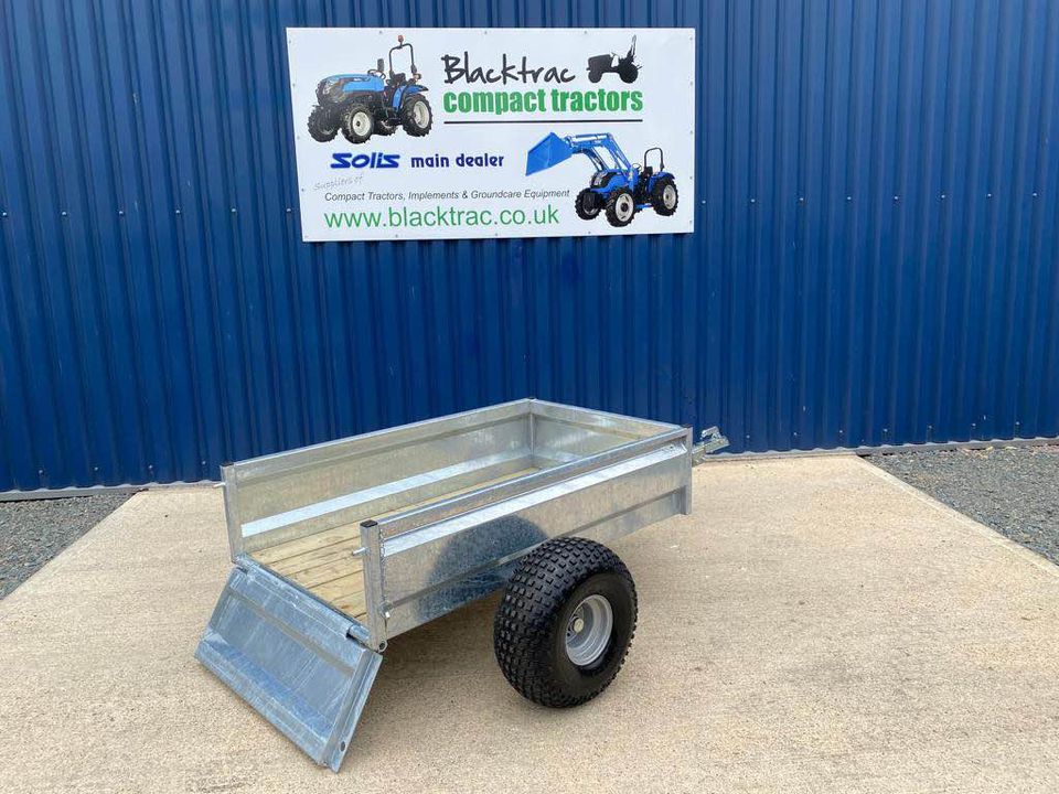Rear view of New Beaconsfield General Purpose Trailer with trailer tailgate down