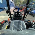 Inside cab of Solis 26HST Compact Tractor with Cab, Loader & Bucket